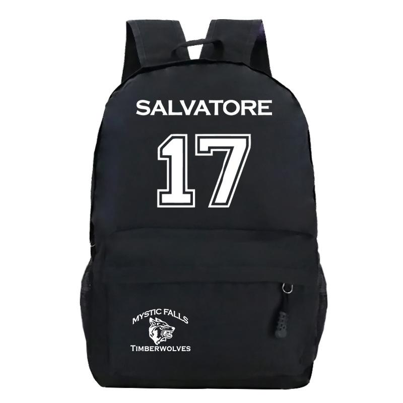 Vampire Diaries School Bag Casual Versatile Backpack