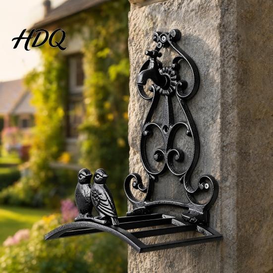 Porta Maniche Floralmente Goffrato Portabottiglie Vintage Ghisa Giardino Esterno Pesante