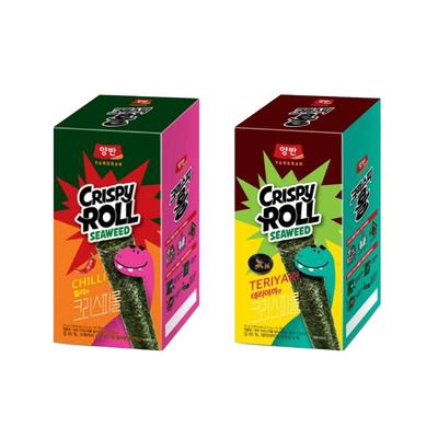 YANGBAN Křupavá rolka mořská řasa 25g (2,5 g x 10 ks)  (Chilli / Teriyaki) (7 Možnosti)