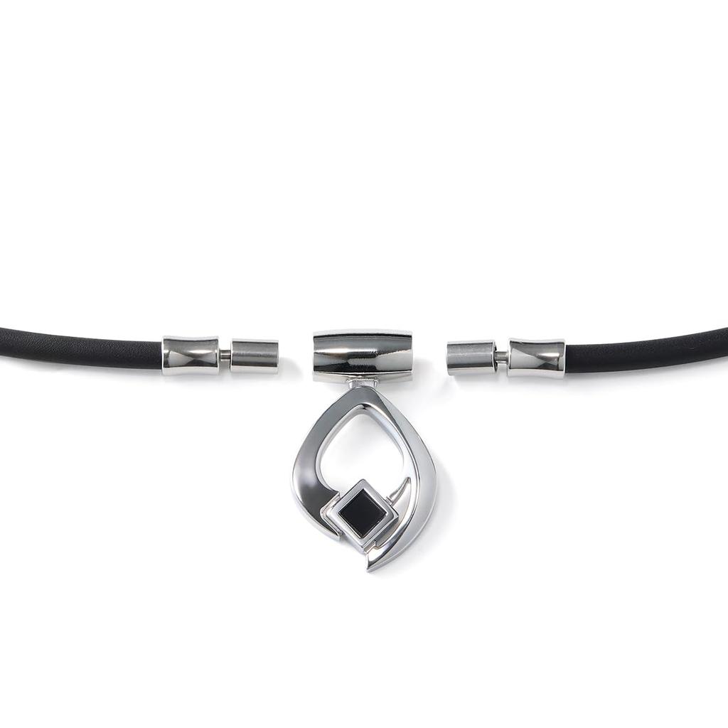 Colantotte TAO ARC Matte Black X L Necklace, Black,