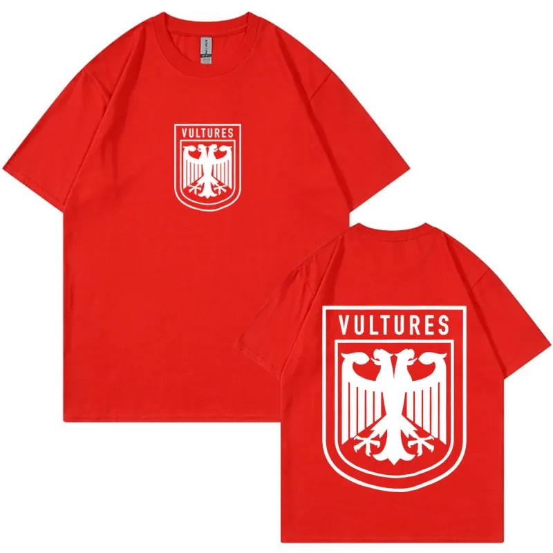 Rapper Kanye West Vultures Logo Alba Tričko Pánské Dámské Hip Hop Punk Gotické Trička 100% Bavlna Oversized Tričko Streetwear