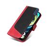 For Xiaomi Redmi A3 4G/Poco C61 4G Case PU Leather Three-Color Splicing Folio Protective Cover