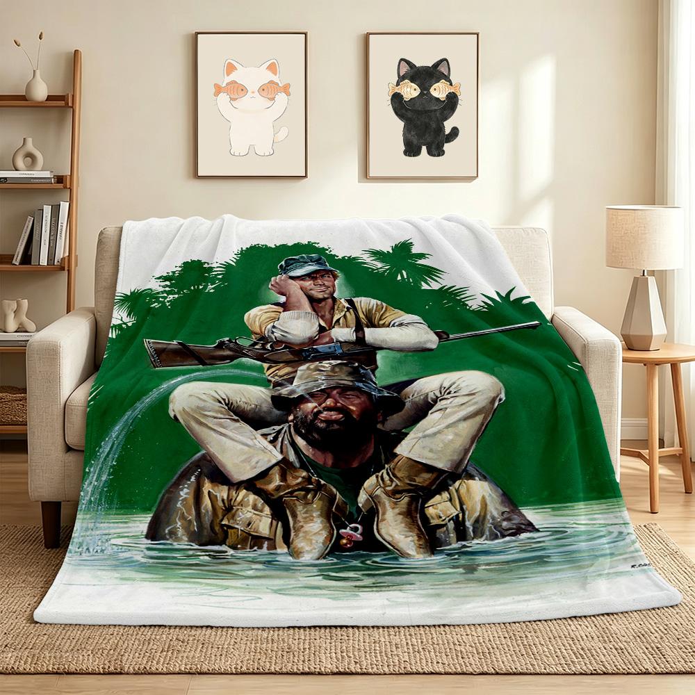 Tropical Mission Flannel Blanket Throw Blanket Soft Warm Sofa Bed Camping Car home Decor Unique Christmas Gift C930366