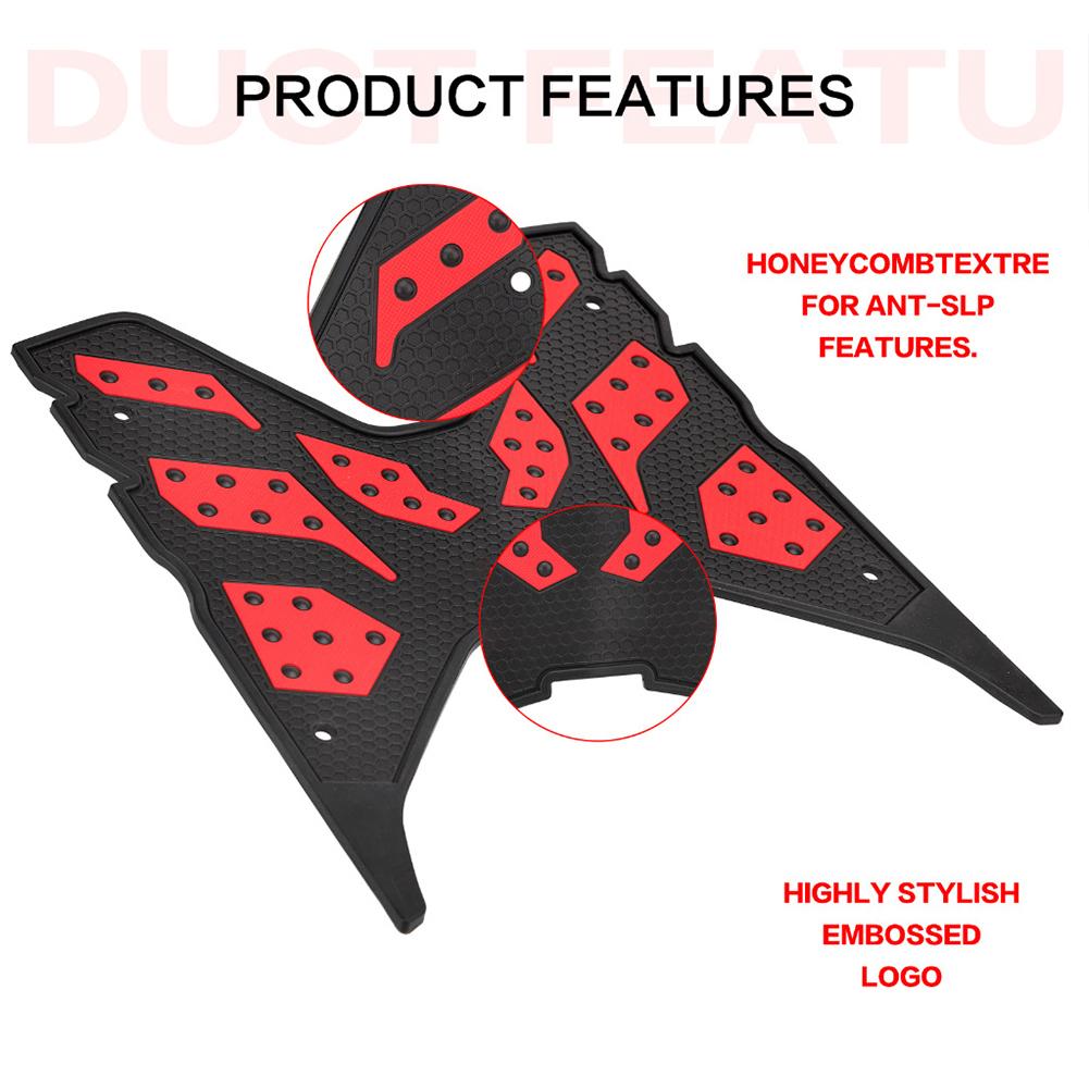 Motorcycle Pedal Footboard Rubber Anti-slip Pads Decoration MIO I125 V1 / V2 / V3 Foot Pads For Honda CLICK125i /150i