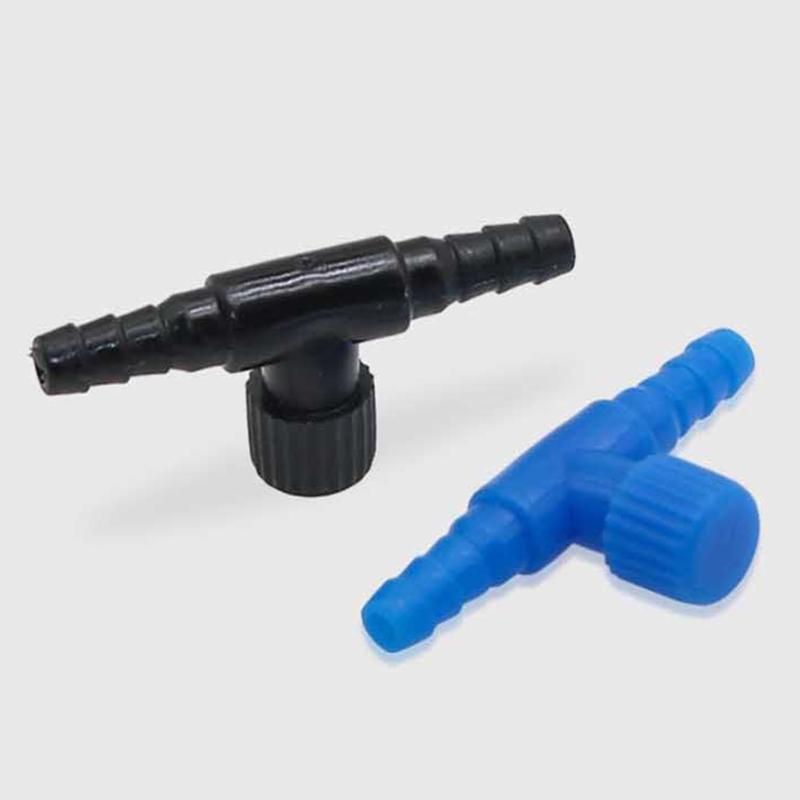 Plastic Fish for Tank Air Pump Control Valves Aquarium Hose Connector 2 Way Adjustment Control Valves Accessories