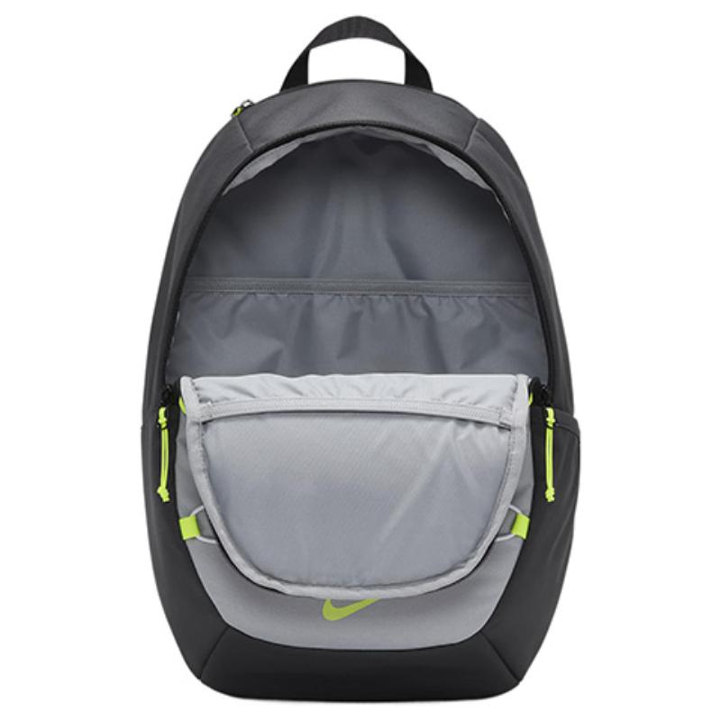 Nike Fabric Backpack Regular Unisex Black Gray Green Lightweight Casual DV6246-060
