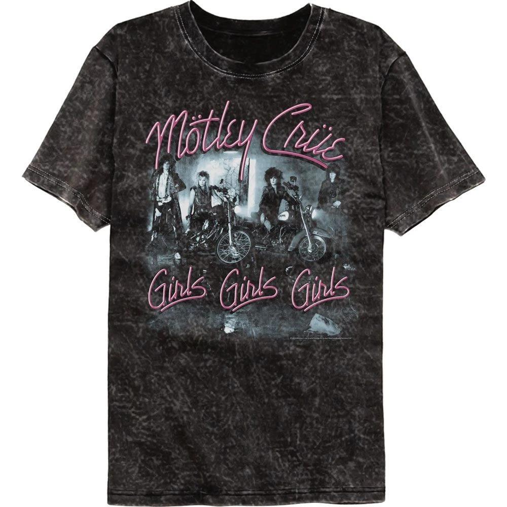 Motley Crue Girls Girls Girls Officially Licensed Short Sleeve Mineral Was 150