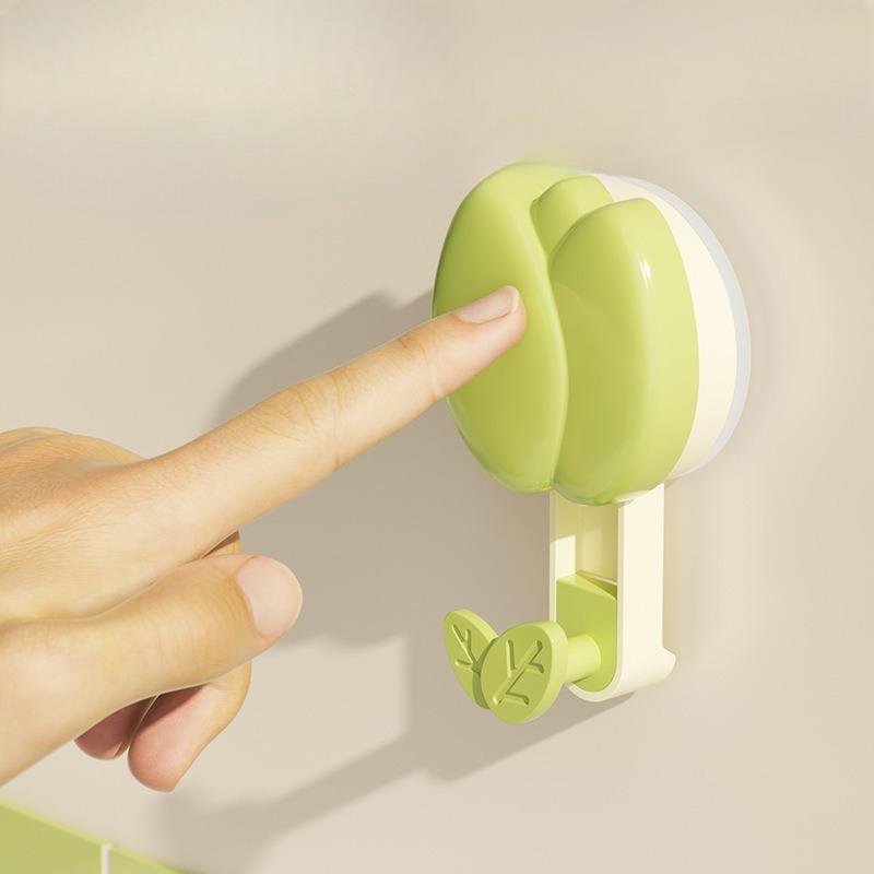 Tulip Suction Hook with Strong Vacuum Feature, No Need for Drilling, for Attaching Hooks To Towels, Suitable for Kitchen and Bathroom Walls.