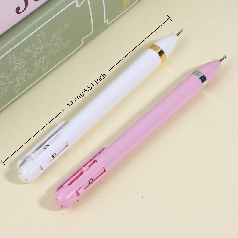 4-in-1 Nail Art Dotting Werkzeuge Nail Art Spitze Punkt Farbe Maniküre Set Drehbarer Kugelschreiber Bohrer Stift Dotting Werkzeuge Nagelspitzen Stift