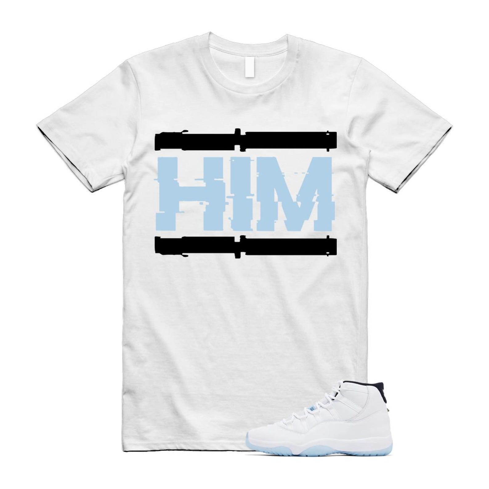 11 Legend Blue White Black 2024 T Shirt Match HIM 2XL