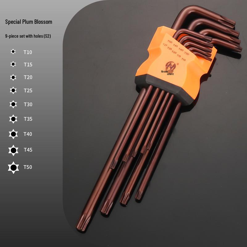 6-Point Torx and Metric Hex Wrench Set
