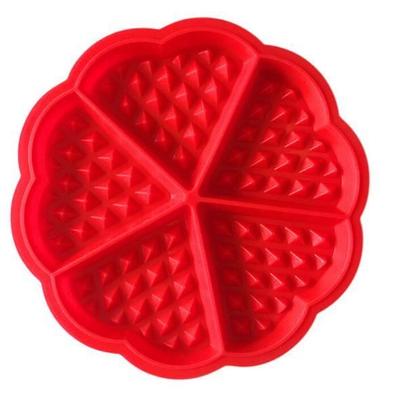 Family Silicone Waffle Mold Maker Pan Microwave Baking Cookie Cake Muffin Baking Utensils Baking Tools Accessories