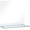 VidaXL Wall Mirror with Shelf 30x30 Cm Tempered Glass