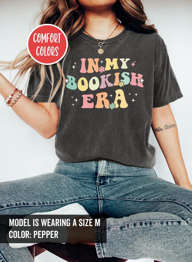 In My Bookish Era Retro Bookish Shirt Library Shirt Booktok Merch Book Lover Gift Literary Shirt I Read Banned Books Shirt Booktrovert Shirt