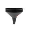 Black Plastic Funnel Universal For Fuel Liquid Water 10 Amio-04044