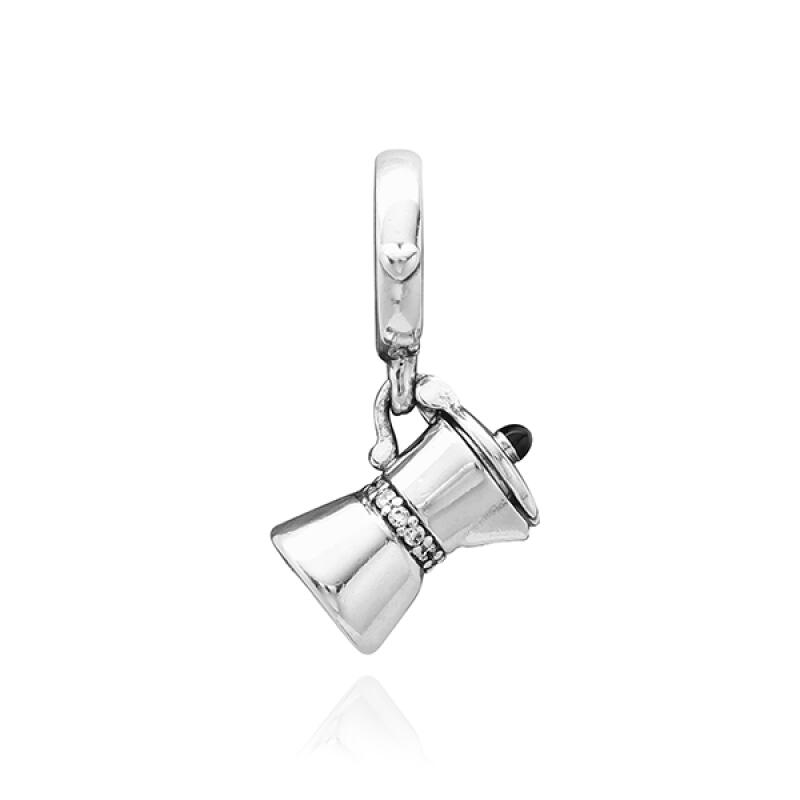 

Pandora Charm Dangle Mocha Coffee Pot Kettle 792679C01 792679C01