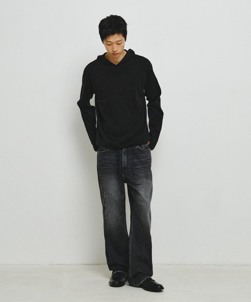 ENDOOR Scar Finger Hole Hoodie (Black)