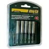 Adaptateurs Hexagonaux Magnétiques - Mota - Lot De 5 - Argenté - 1/4" - 10 X 60 Mm
