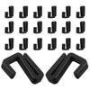 20Pcs Plastic S Hooks Multipurpose Heavy Duty Versatile S Shaped Hooks for Kitchen Wardrobe Bathroom Garage Storage