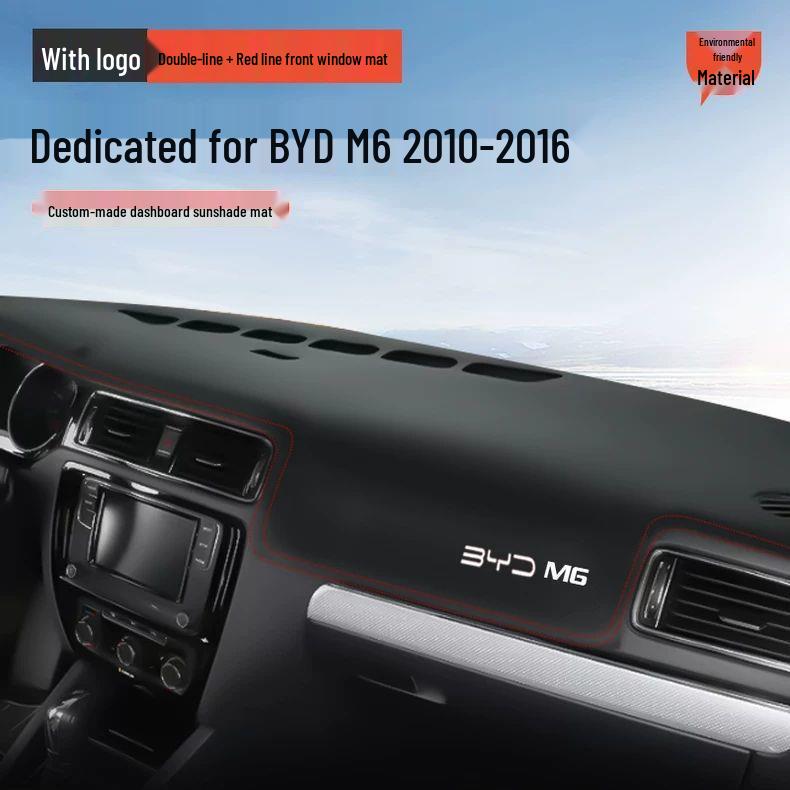 BYD M6 Dashboard Sunshade Pad - Center Console Windshield Protection