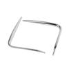 2pcs Chrome Rear Fog Lamp Cover Trim Treatment for Subaru Crosstrek XV 2018-