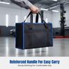 Thick Canvas Storage Tote, Zippered, Large Capacity, Handheld, Durable