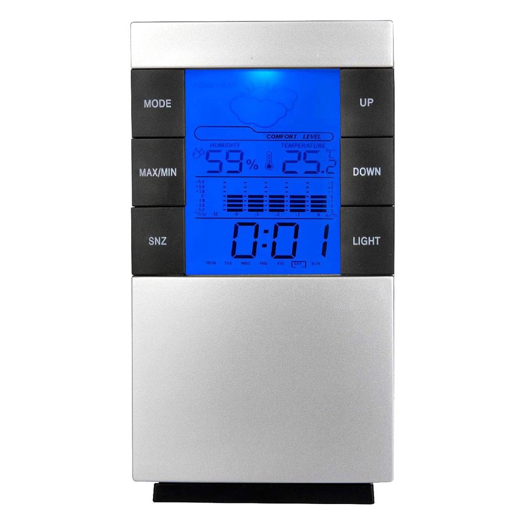 3210 Weather Forecast Creative Home Backlight Electronic Clock Thermometer Hygrometer Alarm Clock