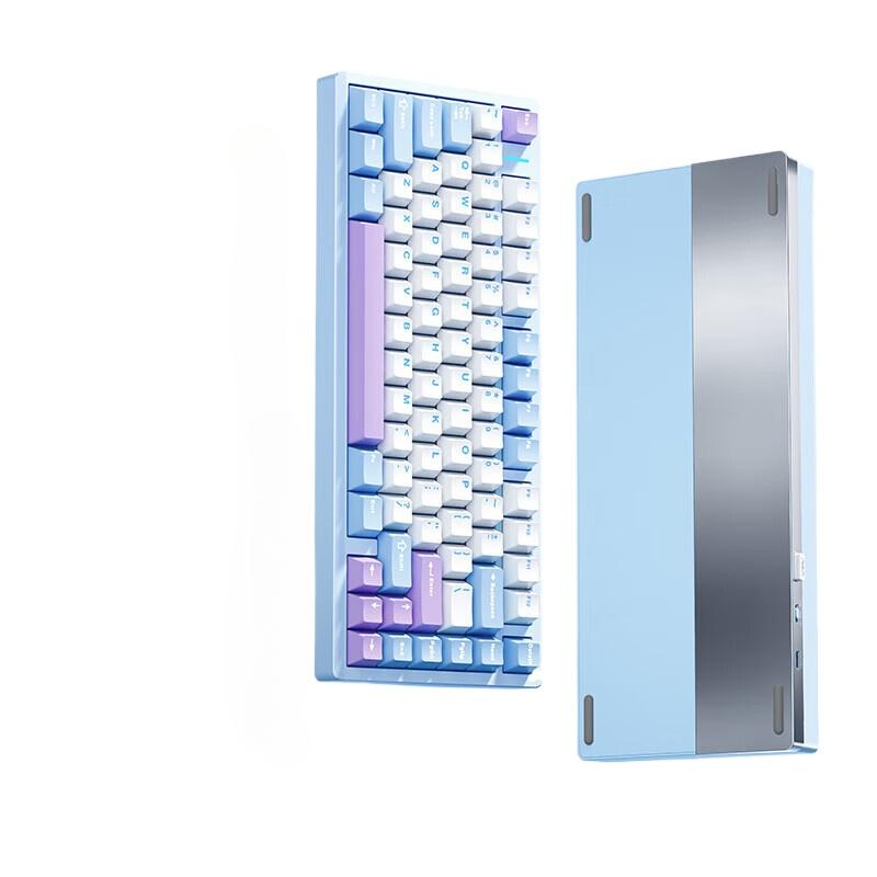 

Механическая клавиатура Прокладка Структура Полноклавишная Беспроводная клавиатура 2.4 с возможностью горячей замены Трехрежимная клавиатура