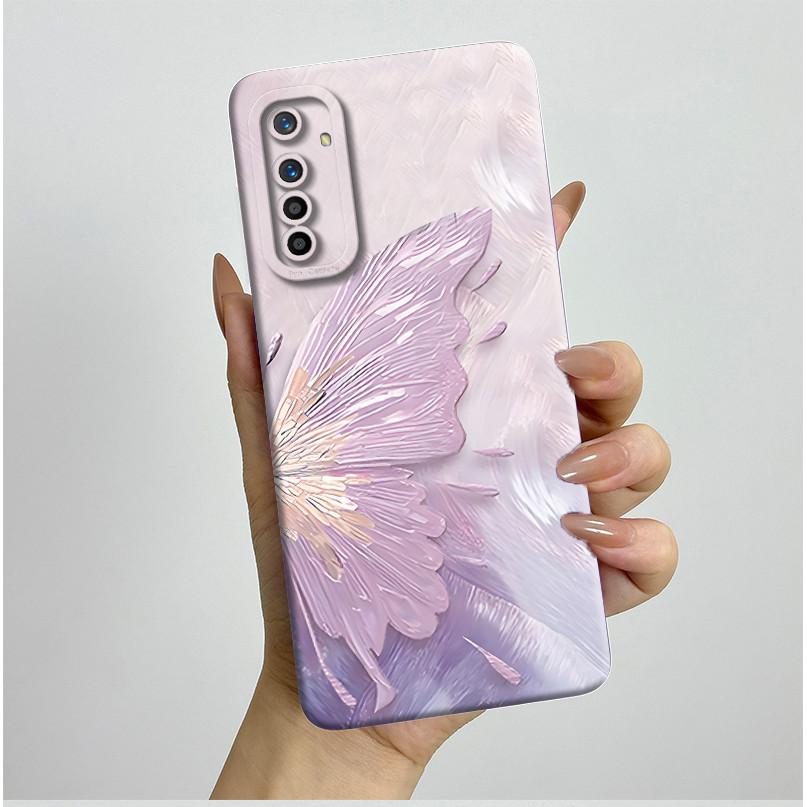 For Realme X2 XT Case RMX1921 RMX1991 RMX1993 Pretty Flowers Silicone Soft TPU Shockproof Phone Cover For OPPO K5 Coque Fundas