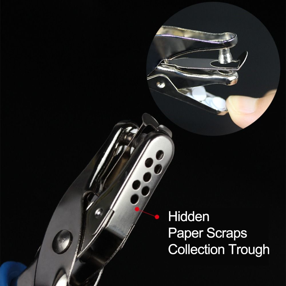 2Pcs Creative Single Hole Punching Machine Portable Punch Plier  Office Stationery