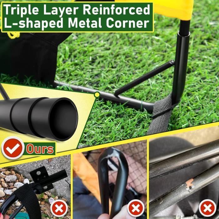 But de football - happy jump - pop up - 1,5 m - portable - résistant aux intempéries