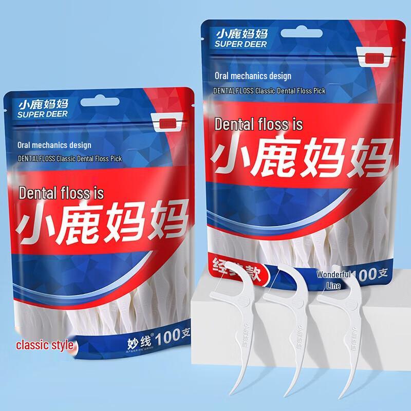 Xiao Lu Mama Ultra-Fine Dental Floss Sticks