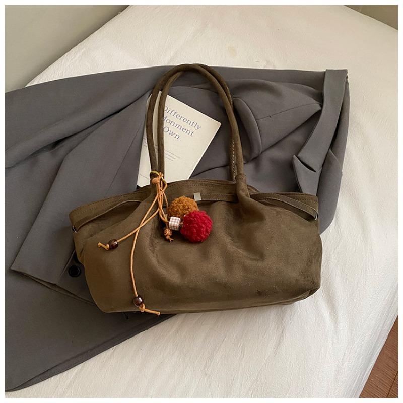 Large Capacity Tote Bag Women's Autumn New Commuter Lazy Wind Matte Vegetable Basket Bag Shoulder Armpit Bag