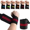 Adjustable Wristband Elastic Wrist Wraps Straps Bandages for Powerlifting Breathable Wrist Support