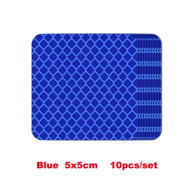 10 Stück Auto Reflektierender Streifen Warnaufkleber Für Bus Rucksack Fahrrad Baby Auto Wasserdicht Sicherheits Tür Aufkleber