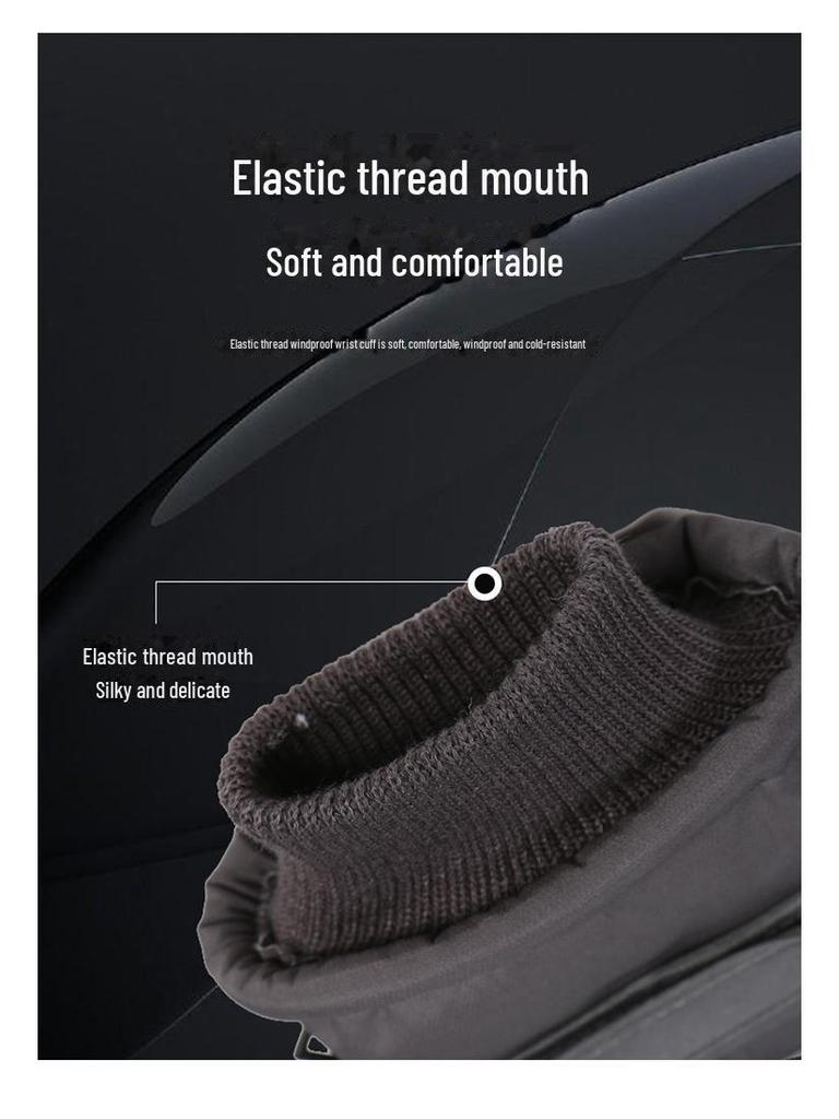 Windproof Waterproof Non-slip Touch Screen Cycling Gloves for Men and Women. Perfect for Skiing, Electric Car, Motorcycle In Autumn and Winter.