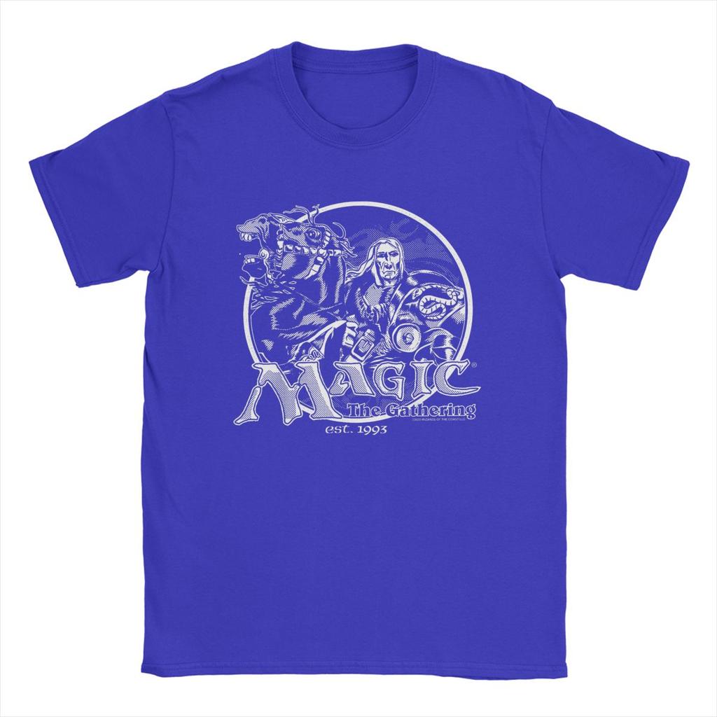 Games Gathering MTG Pánske tričko Retro Logo Vtipné bavlnené tričká Okrúhly výstrih Krátky rukáv Tričko Nadrozmerné merch