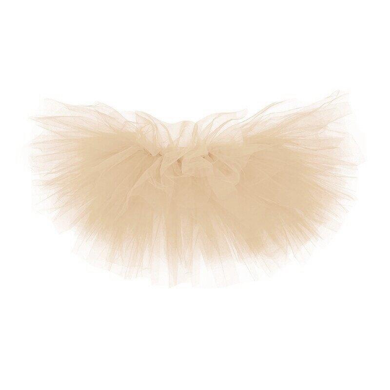 Tutu Running Skirt Mini Skirt 6-Layer Tulle Tulle Skirt Sexy Ballet Skirt Tiered Skirt Petticoat Fluffy Layered Tulle Tutu Skirt
