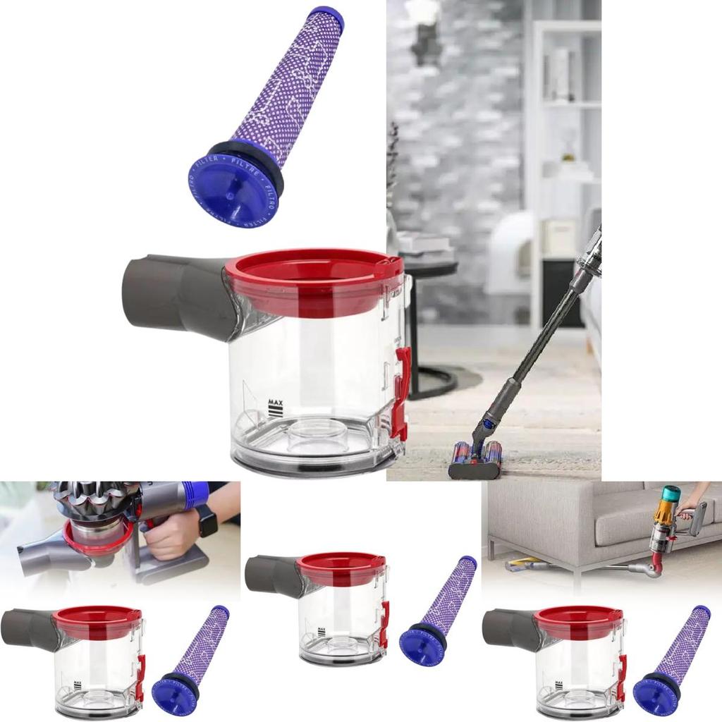 Pour Dyson V7 V8 Sv10 Sv11 Couvercle Inférieur du Bac d'Aspiration Joint Élément Filtrant
