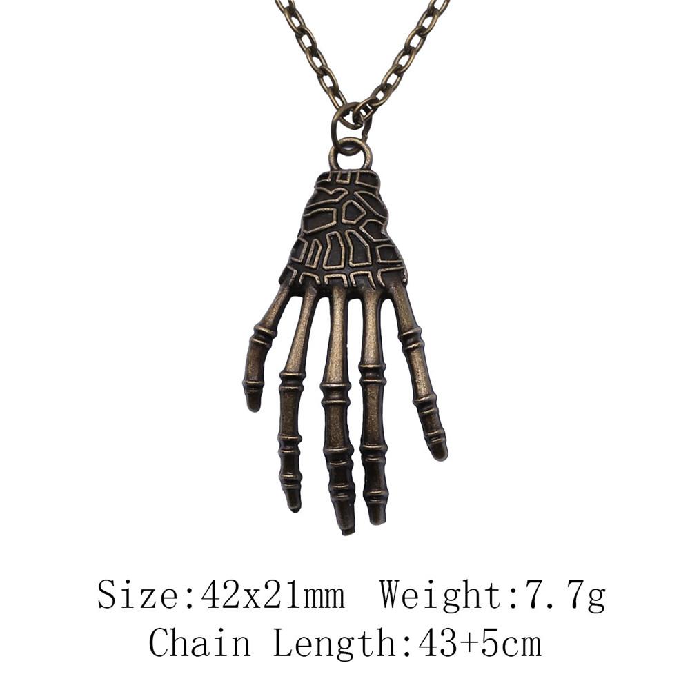 Birthday Gifts Boho Necklace Cross Skull Necklace On The Neck 43cm Chain Women's Bag Long Necklace