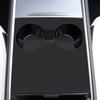 Auto Water Cup Holder for  3 Silicone Cover Pad Insert Center Console Slot Anti-Skid Cup Double Hole Holder Cover