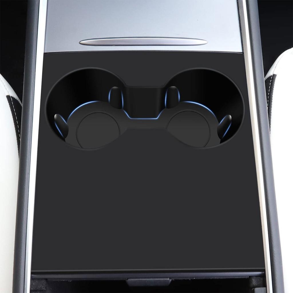 Auto Water Cup Holder for  3 Silicone Cover Pad Insert Center Console Slot Anti-Skid Cup Double Hole Holder Cover