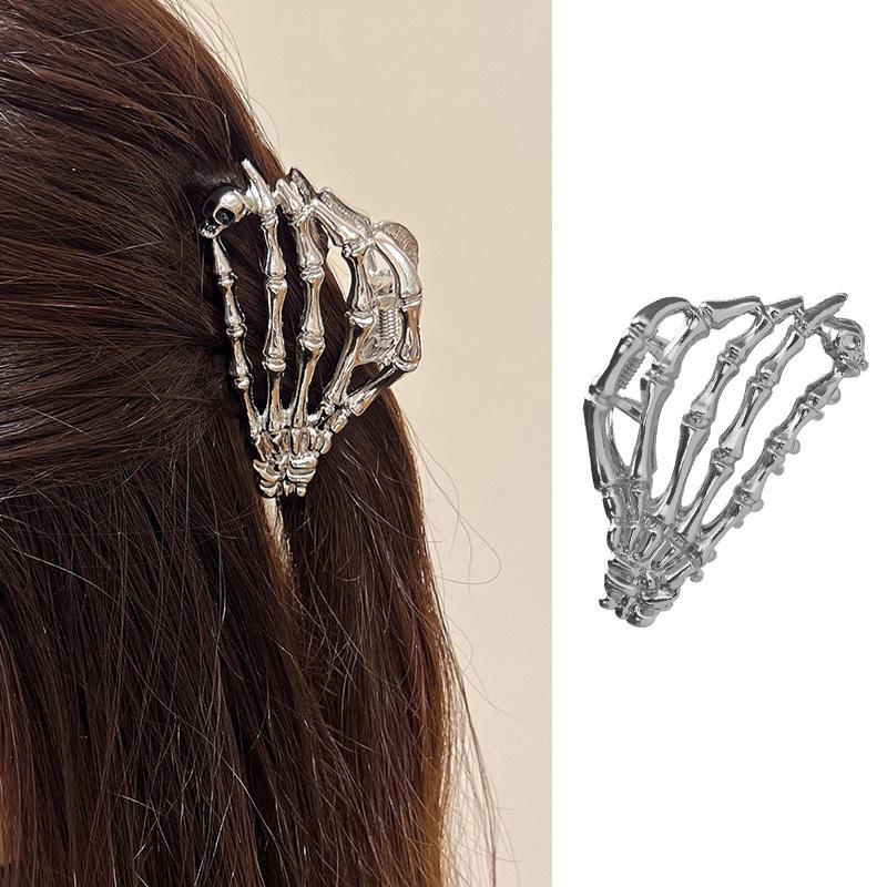 Gothic Schädelklaue Haarspange - Halloween Hochsteckfrisur Accessoire