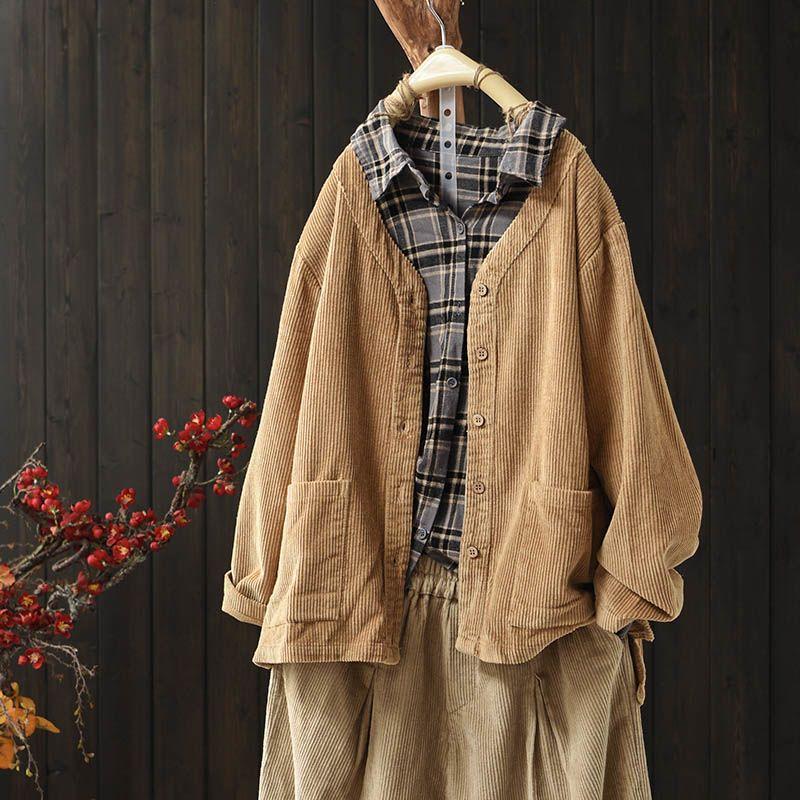 

Пальто женское хлопковое оверсайз однотонное повседневное тонкое с V-образным вырезом XXXXL жёлтый