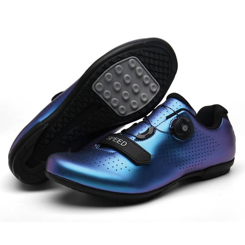 Unisex Cycling Shoes With Cleat Compatibility Road Mountain Bikes Breathable Hard Sole