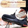 Nouvelles Chaussures d'Assurance Travail Respirantes et Légères Chaussures de Sécurité à Embout Acier Chaussures de Protection Résistantes à l'Usure avec Plaque d'Acier Homme