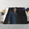 Vergil uit de Devil May Cry Serie Dekens Zacht Warm Flanellen Plaid Knuffelig voor Bed Woonkamer Picknick Reizen Huis Sofa