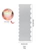 Stainless Steel Cake Smoother Scraper With Double Sawtooth Edge And Rust Resistant Surface Perfect For Home Baking Cake