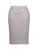Okak Deriya-Eyelet Skirt (Gray)