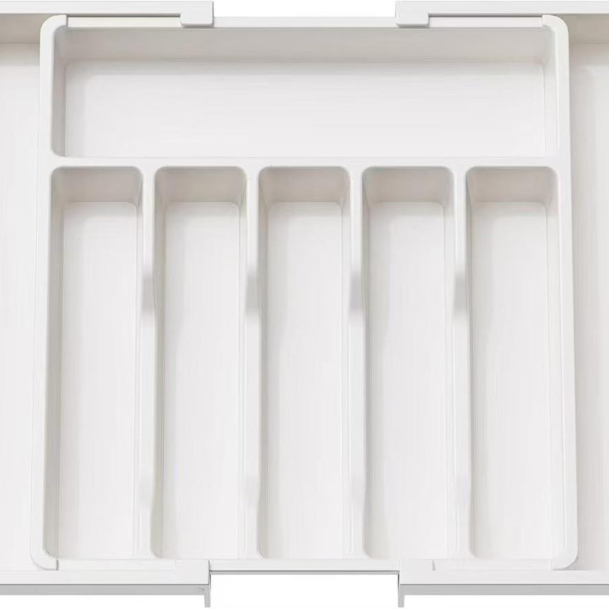 Plastic Multifunctional Drawer Organizer for Kitchen Counter Utensils Adjustable Kitchen Storage Organizer Tray  Decorative Tray